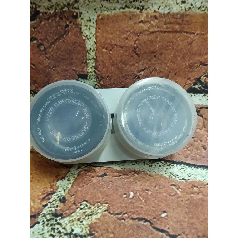 Pair of Raynox Telephoto Lenses for Video Camcorder Model AF-1010